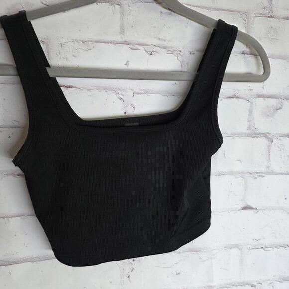 SHEIN Tops - Black Halter Crop